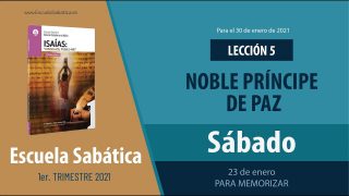 Lección 5 | Sábado 23 de enero del 2021 | Para memorizar | Escuela Sabática Adultos