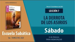 Lección 7 | Sábado 6 de febrero del 2021 | Para memorizar | Escuela Sabática Adultos