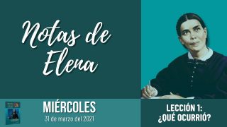 Notas de Elena | Miércoles de marzo del 2021 | En el árbol | Escuela Sabática