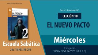 Escuela Sabática | Miércoles 2 de junio del 2021 | «Un mejor Pacto» (Heb. 8:6) | Lección Adultos