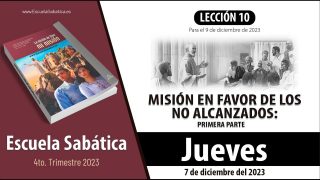 Escuela Sabática | Jueves 7 de diciembre del 2023 | Cruzar la línea | Lección Adultos