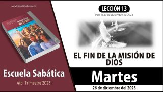 Escuela Sabática | Martes 26 de diciembre del 2023 | La crisis final | Lección Adultos