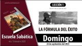 Escuela Sabática | Domingo 28 de septiembre del 2025 | Lección Alumnos