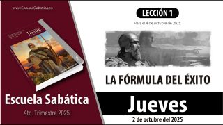 Escuela Sabática | Jueves 2 de octubre del 2025 | Lección Alumnos