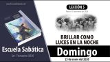 Escuela Sabática | Domingo 25 de enero del 2026 | Lección Alumnos