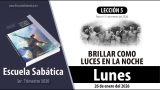 Escuela Sabática | Lunes 26 de enero del 2026 | Lección Alumnos