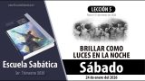 Escuela Sabática | Sábado 24 de enero del 2026 | Lección Alumnos